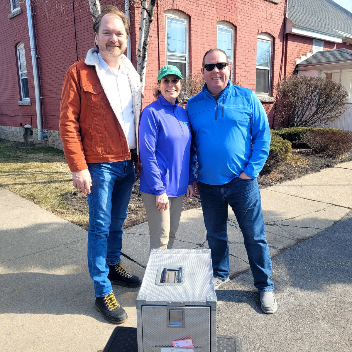 We also were so fortunate to have <a href="/ErieCountyNY/">Erie County, NY</a> Legislators Michael Kooshoian and John Gilmour as well as #Hamburg Supervisor Randy Hoak (<a href="/Hoak4Supervisor/">Hamburg Supervisor Randy Hoak</a>) volunteer with #MarchforMeals to help spread awareness about the importance of our #MealsonWheels program!