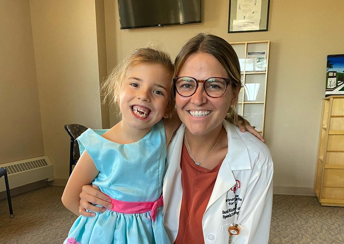 Veronica and her family were able to find a solution and healing through speech therapy at Shriners Children's Chicago. ow.ly/ytti50Nnujg #CleftLip #CleftPalate #SpeechTherapy #ShrinersChildrens