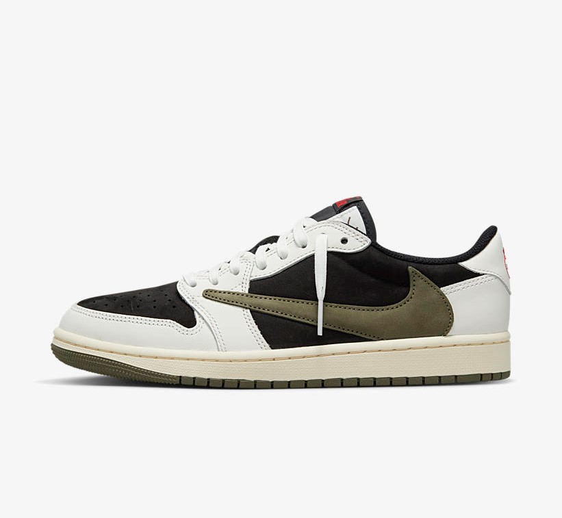 JustFreshKicks's tweet image. Official Look at the upcoming Travis Scott x Air Jordan 1 Low OG &quot;Olive&quot; 👀