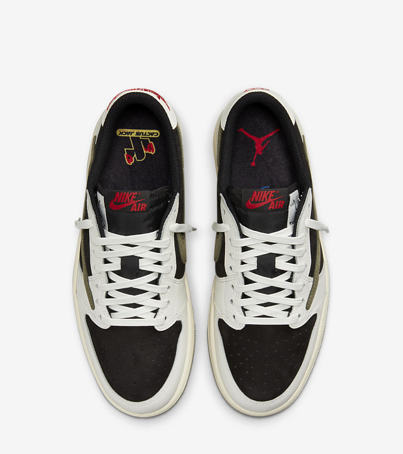 JustFreshKicks's tweet image. Official Look at the upcoming Travis Scott x Air Jordan 1 Low OG &quot;Olive&quot; 👀