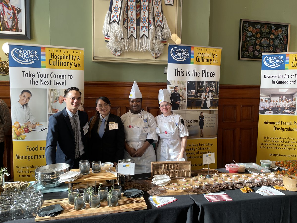 <a href="/GBCollege/">George Brown College</a>’s Food Innovation and Research Studio (FIRSt) are presenting work from their R&amp;D department at this year’s College Day. They're focused on deepening our understanding of how what we eat impacts every aspect of our lives. #ONCollegeDay #onpoli #cdnpse