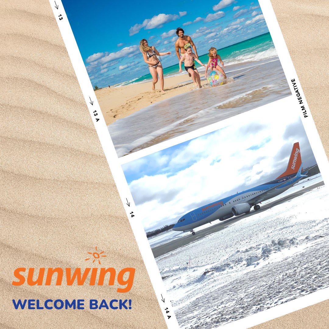 We are thrilled to welcome <a href="/SunwingVacay/">Sunwing Vacations</a> back to our runway after a 3-year hiatus! Passengers can now enjoy flights to Varadero and Punta Cana until early May.

To everyone onboard - have a great time on your trip down south. We hope you have an amazing vacation! 😎🌊🏝

#YDF