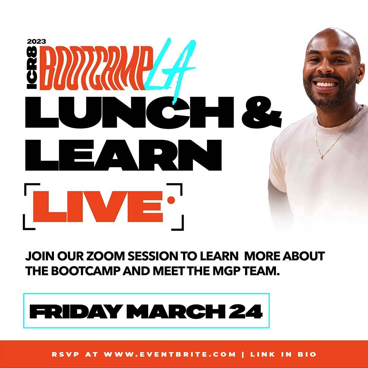 11 weeks. 2 client briefs. Endless opportunity 🤯∞ RSVP for our Lunch and Learn to learn more about the #iCR8Bootcamp and meet MGP alumni 🔥. RSVP: eventbrite.com/e/icr8-summer-…