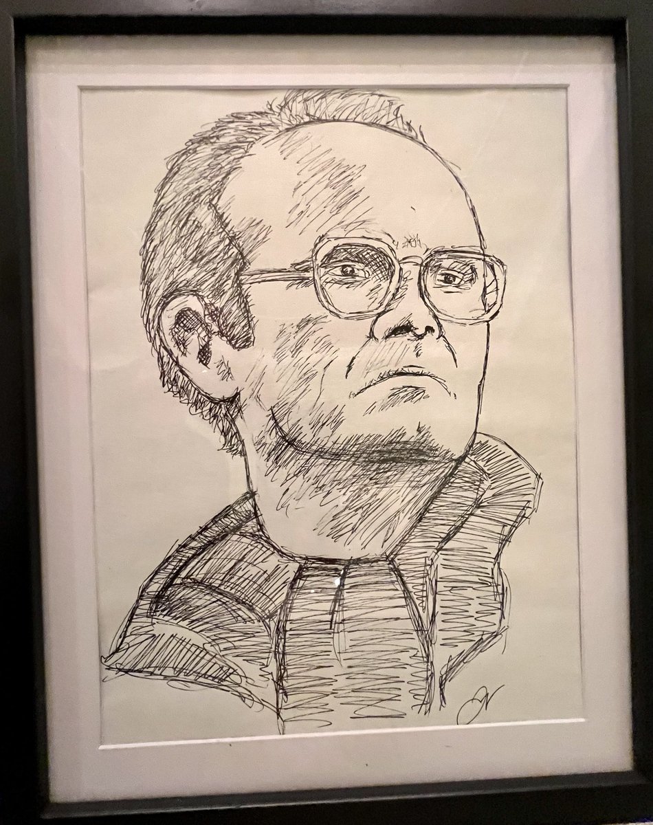 Just received this excellent sketch of “Clarence” from my friend, the artist, Josh Valentine ⁦@YeahWellDesigns⁩ .. thank you Josh