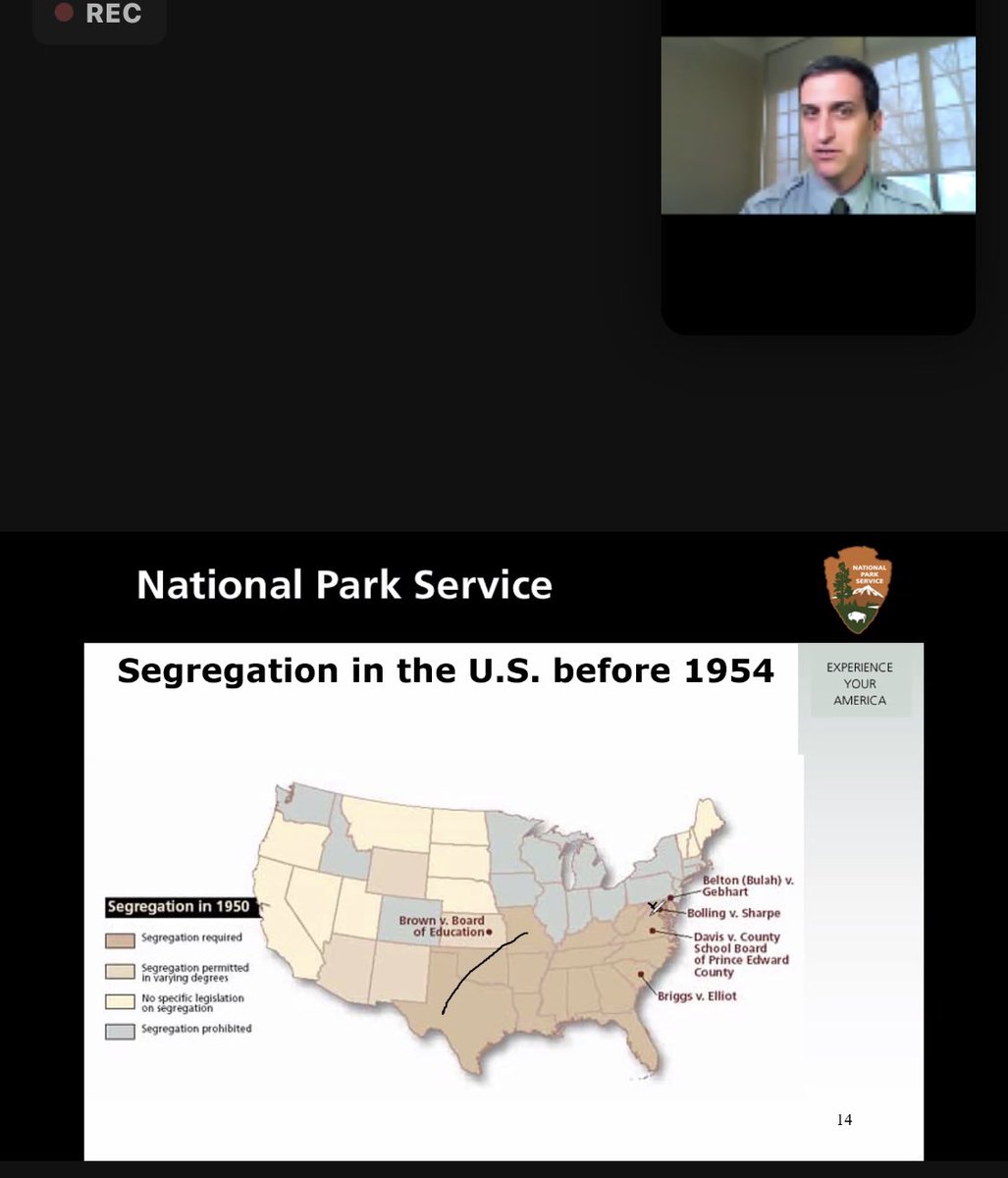 Distance learning with <a href="/AspireKy/">ASPIRE KY</a>   <a href="/KEDCGrants/">KEDC Grants</a> <a href="/KEDC1/">KEDC</a>  with National Park Ranger <a href="/brvb_nhp/">Brown v. Board NHP</a>. #Aspire2Learn Brown vs Board of Education. There’s much more than just what we learn in textbooks.