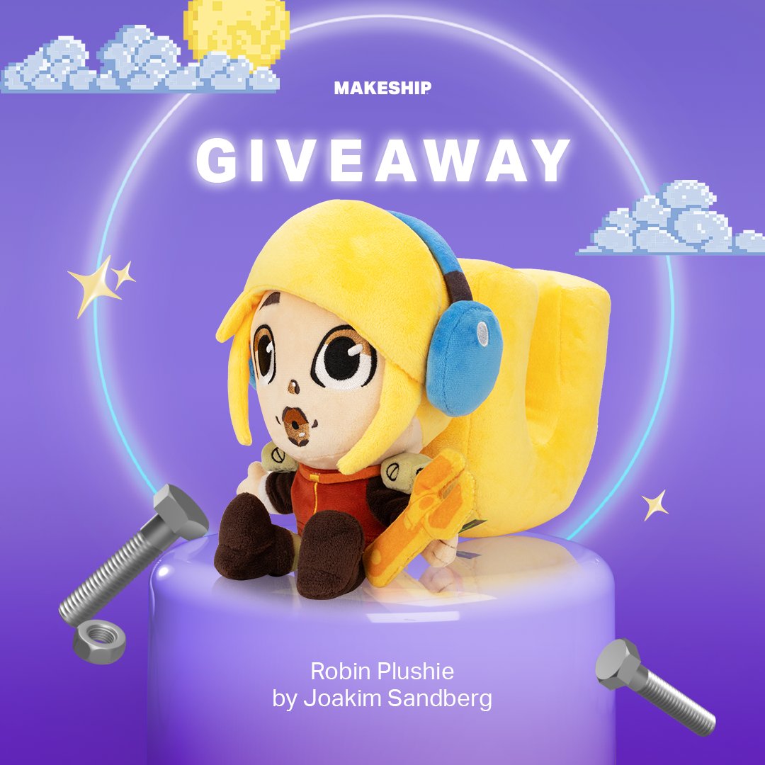 Plushie time for #Iconoclasts too! Here's a chance to win 1 of 2 Robin Plushies!

Enter this way:
1. Follow @makeship and <a href="/konjak/">Joakim 'konjak' Sandberg</a>
2. Retweet this post

Giveaway ends March 23rd with the release of the plush! Thanks for the support over the years. You wanted it: new merch! 🥰