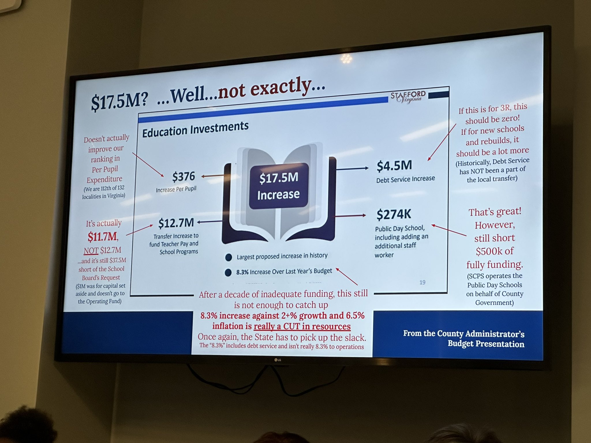 Potomac Local News on Twitter "Stafford County Board of Supervisors