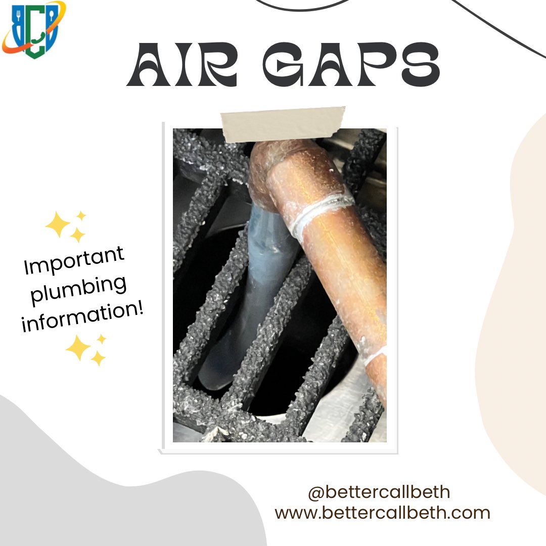 BetterCallBeth_'s tweet photo. The sides of this pipe are being touched by the sides of the grate that the pipe is running through. There must be an air gap around the pipe to prevent blockages from happening in the pipe.
#foodsafety #bettercallbeth #bcb #RestaurantLife #nyc #nycdoh #fda #pipes #plumbing https://t.co/U5NgGkMw3P
