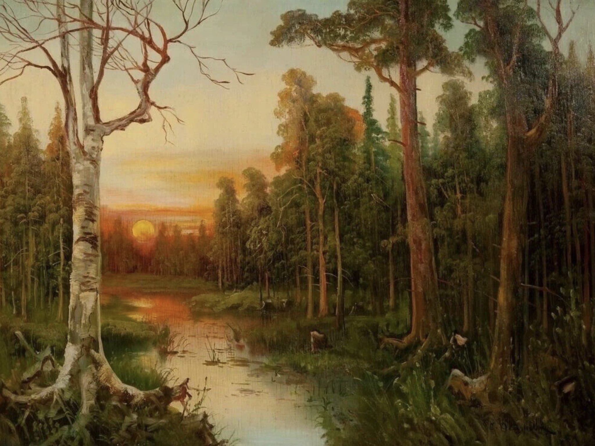 Федоров Семен Федорович (1867–1910) летний пейзаж