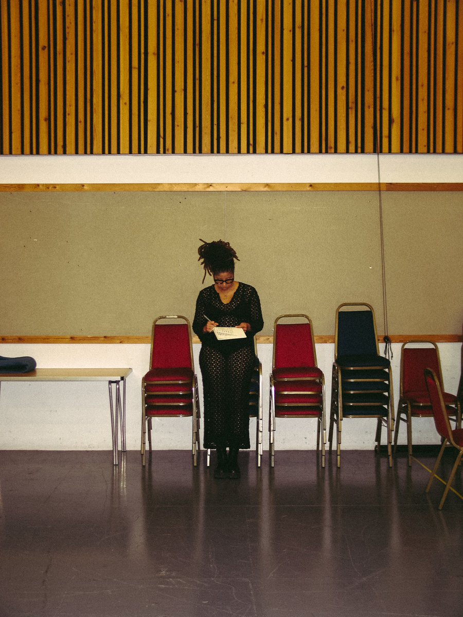 ni_maxine's tweet photo. So liberating to put pen to paper today! Here I am planning the stage plot for Friday’s sharing… Having space to develop my sound and muse over my live show has been very emotional for me, inspiring. Huge thanks to @Opera_North for being such wonderful hosts! #Day2 #InResidence https://t.co/hztVzNZdH5