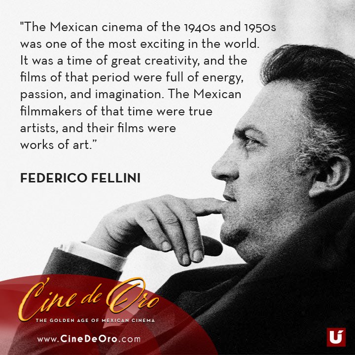 #ultraismo #cinedeoro #latinohollywood #mexicancinema #therevolutionhasbegun #goyafoods #cinelatino #federicofellini @albertsandoval @GoyaFoods