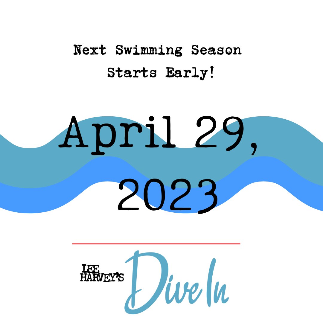 2023 Memberships and Day Passes now available!
diveinbar.com 

Opening Party: April 29

💦Club opens at 11am for morning swim 
🎶Party 2-6p with DJ Christy Ray! 
🍹Club closes at 10pm, but the party continues next door at Lee Harvey's Bar until 2am ;) 

#cedarsdallas