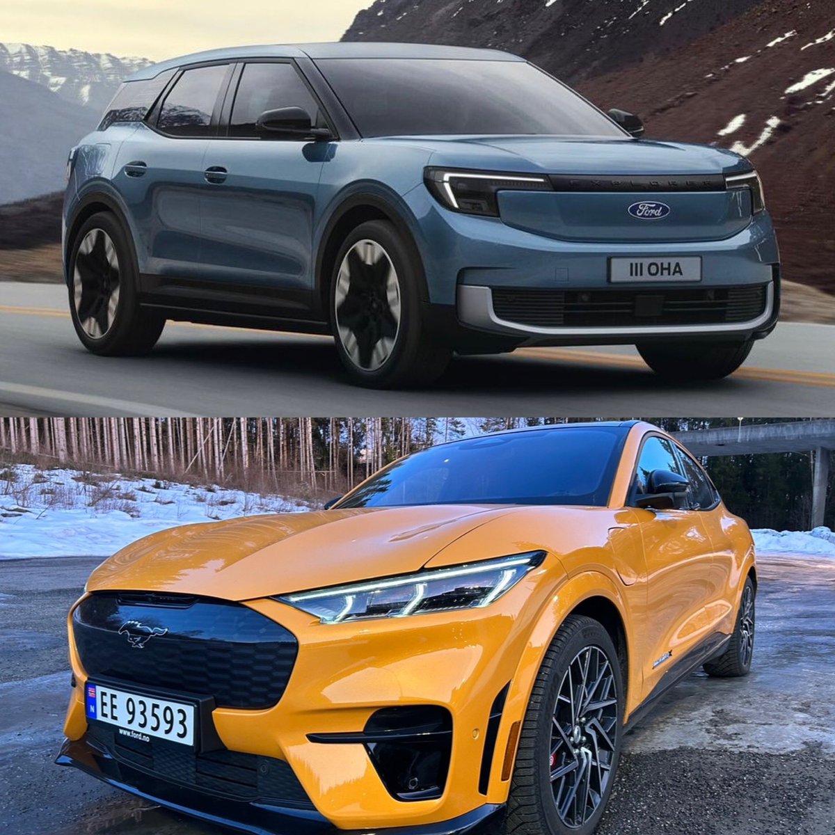 PerGunnarBerg3's tweet image. Family &amp;amp; roots - what’s more important? These two icons transformed to the cool electric age -still carrying the family names - Explorer &amp;amp; Mustang! Congrats with an Electric birthday -Ford Explorer! ⚡️ #Ford #electric #electricfun #future #FordEU #FordUS #Norway #Explorer #MachE