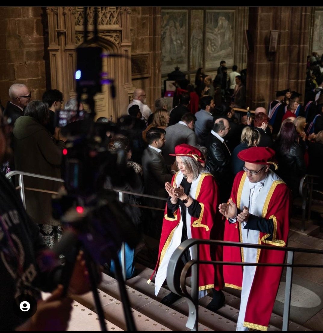 Thanks to the wonderful <a href="/uochester/">University of Chester</a> LIS team for this super photo from last weeks graduation ceremonies in Chester cathedral.. #teamwork