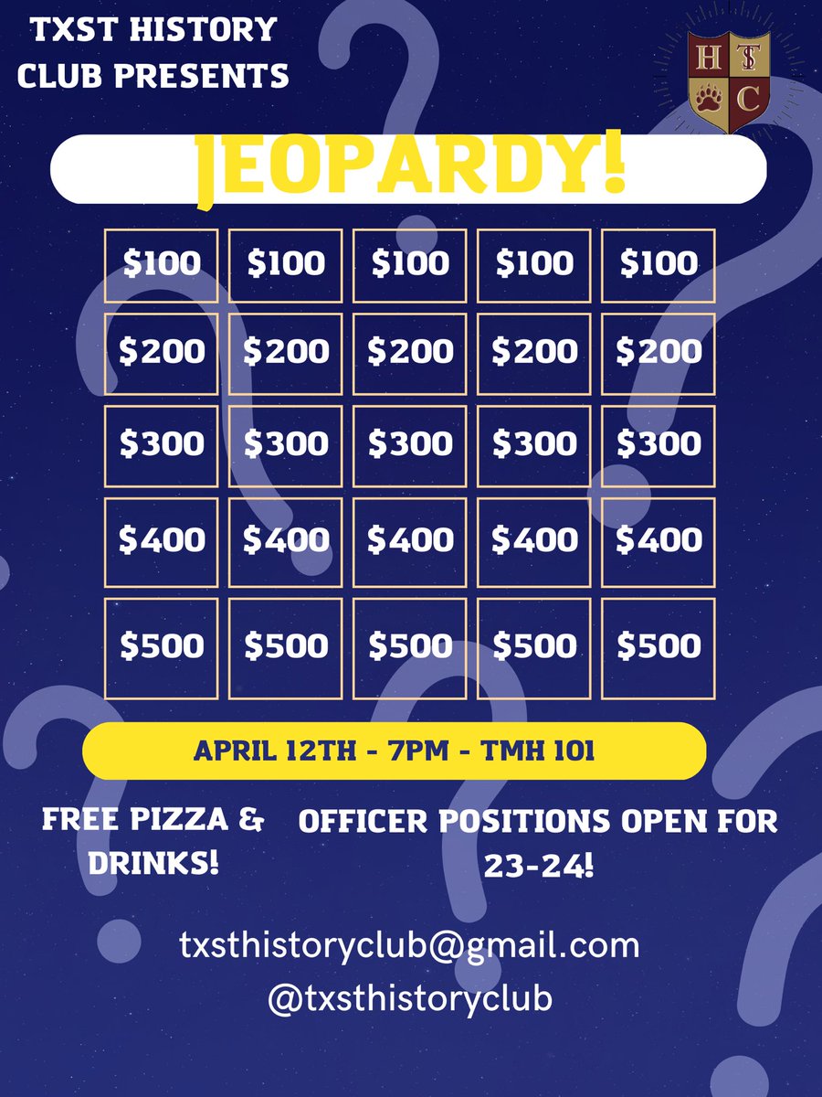 History Club at Texas State tweet media