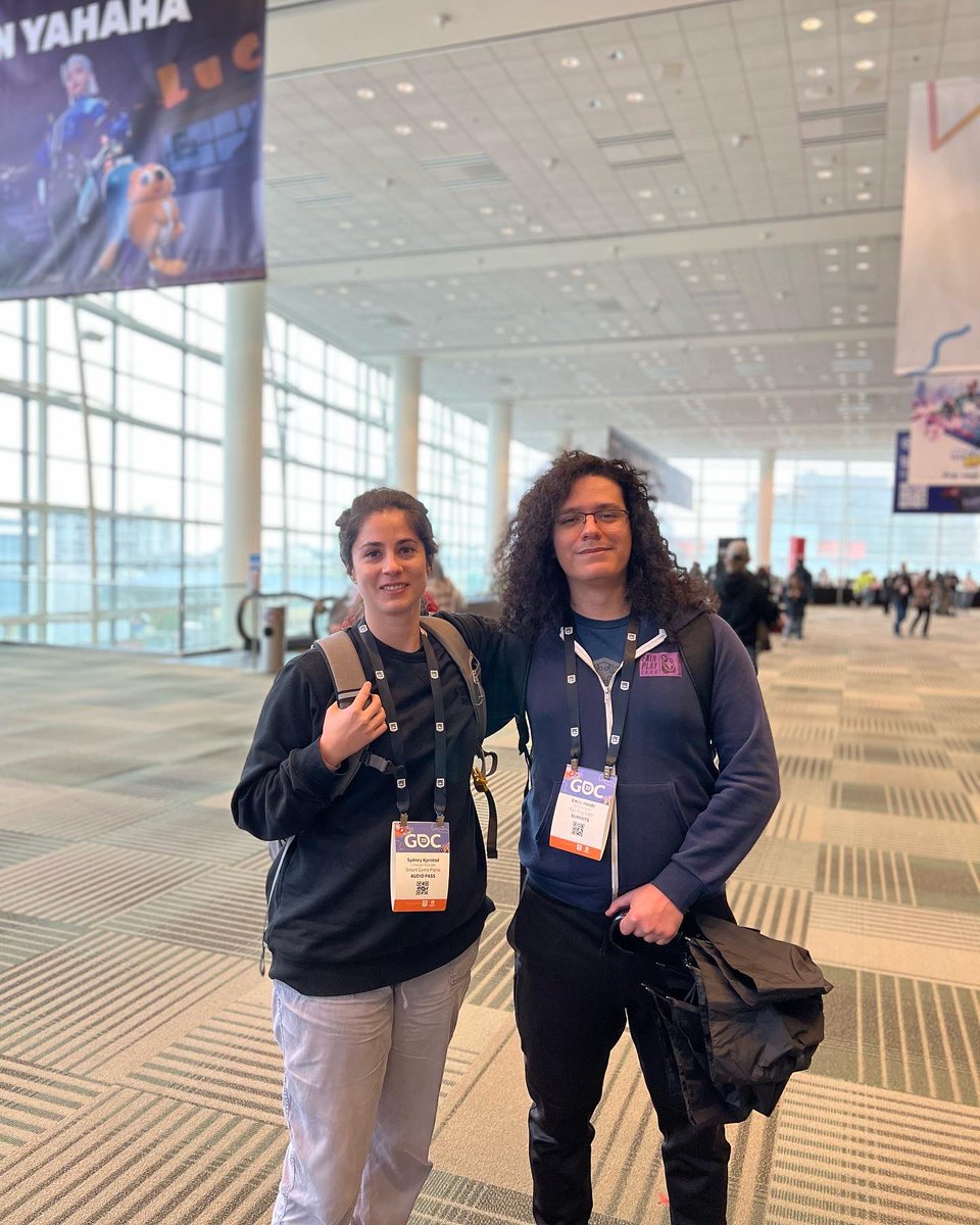 SydneyKjerstad's tweet image. GCD has been a blast so far! Ran into three students so far (one not pictured sorry Charles!) It was so nice meeting you @afterift_music and @zsymphonia . I’m so glad Smart Game Piano is helping your careers as game developer!

#Vgm #vgmusic #videogamemusic #gamemusic