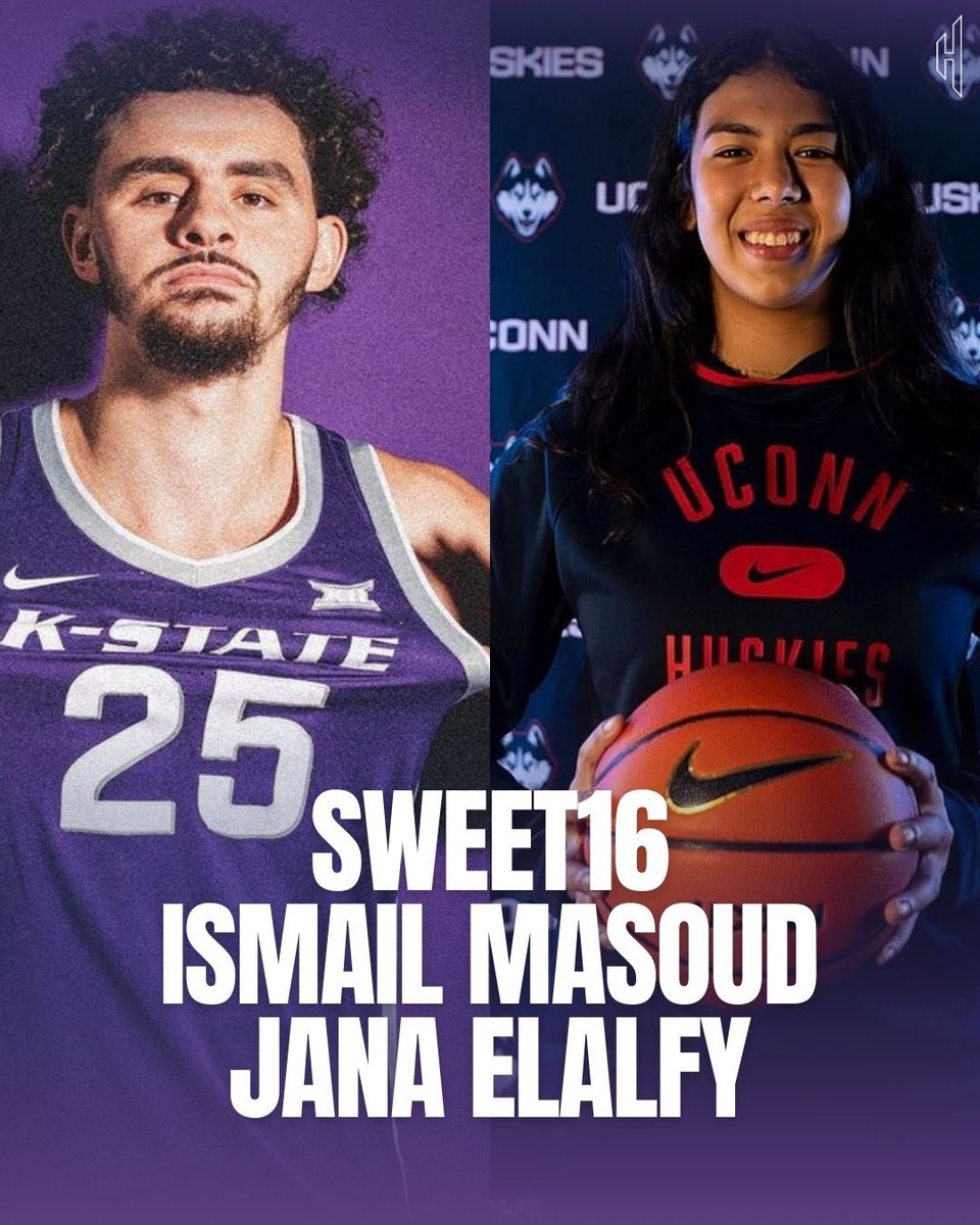 Congratulations to the Egyptian players ismail masoud and jana elalfy on advancing to the Sweet 16 round of the NCAA March Madness tournament! 🔥 <a href="/IsmaelMassoud/">Ismael Massoud</a> <a href="/JanaElAlfyy/">Jana El Alfy</a>