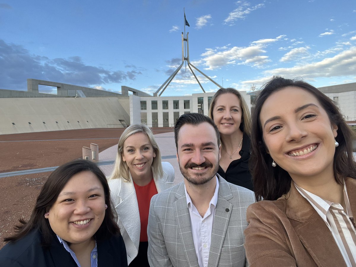 Reproductive biologists unite!

<a href="/NicRivers_/">Dr. Nicola Rivers</a> and <a href="/its_drmac/">Dr Jarrod McKenna</a> will be working with <a href="/ReproductionSRB/">SRB</a> (<a href="/CassySpiller/">Cassy Spiller</a>) and <a href="/UniofAdelaide/">Uni of Adelaide</a> (<a href="/DrKylieDunning/">Kylie Dunning</a> and <a href="/TiffanyCYTan/">Dr Tiffany Tan</a>) researchers to advocate for more support &amp; funding for Australian reproductive health.  

#smp2023 <a href="/ScienceAU/">Science & Technology Australia</a>