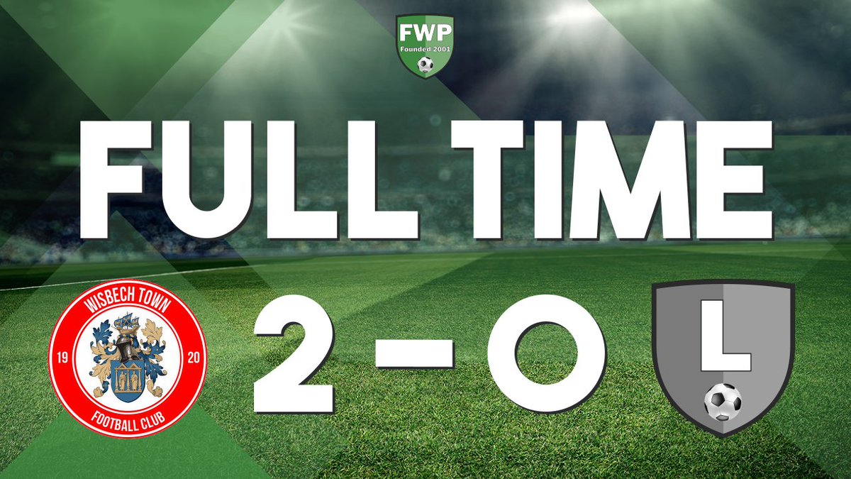 FULL-TIME: Wisbech Town 2-0 Loughborough University