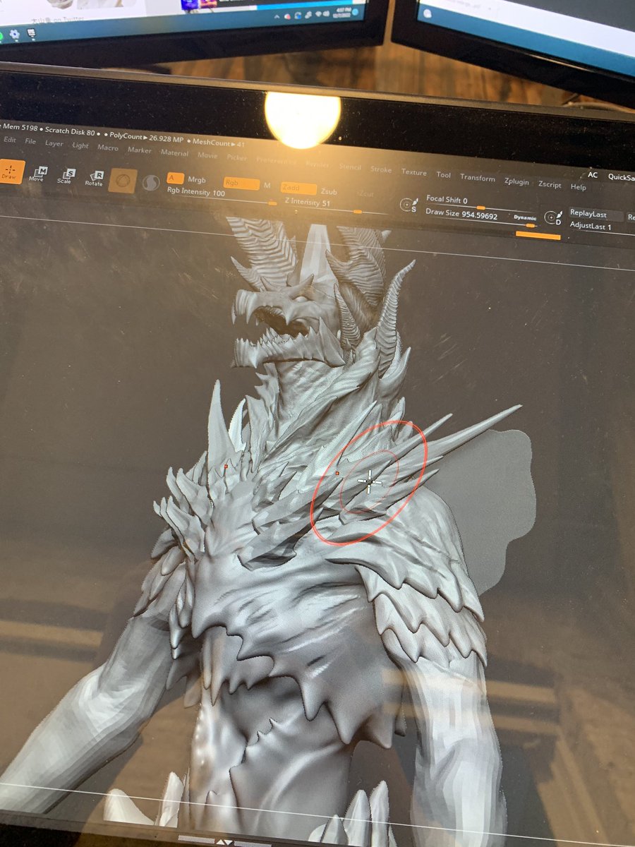 Primordial_Boba's tweet photo. Reworking some old piece @pixologic @Blender #conceptart #3dmodeling #DnD https://t.co/NgLmQvhGP3