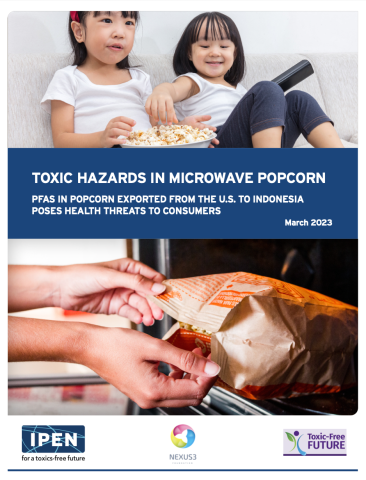 OlgaSperansk's tweet photo. All 29 U.S.-produced microwave popcorn products tested in the US and Indonesia contain toxic #PFAS, including those already regulated by @brsmeas, new @ToxicsFree report reveals #foodpackaging #foodsafety #EDCs #POPs @ak_action https://t.co/A5wUzVJHob https://t.co/bGEZTAVYCb