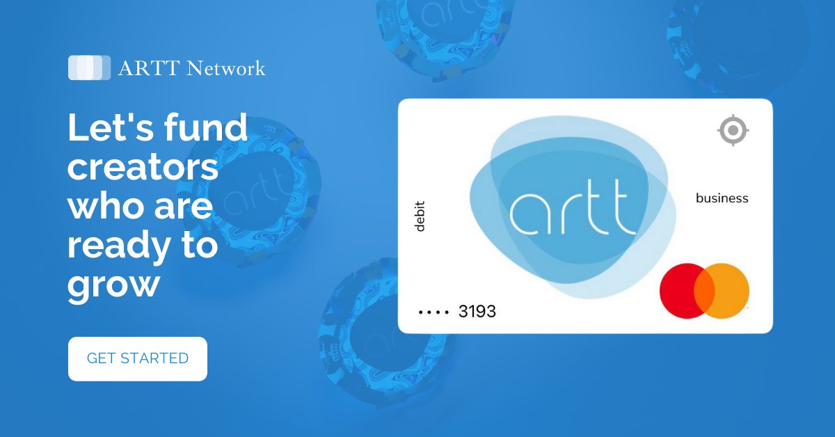 ArttNetwork's tweet photo. Supporting talented #creators  just got easier with $ARTT Network's Card! Integrated with popular digital wallets, it offers a seamless #payment solution to our community 🤩

Join our Telegram chat to learn more! https://t.co/YWPCjbGk1J https://t.co/uyHaOmkTeK