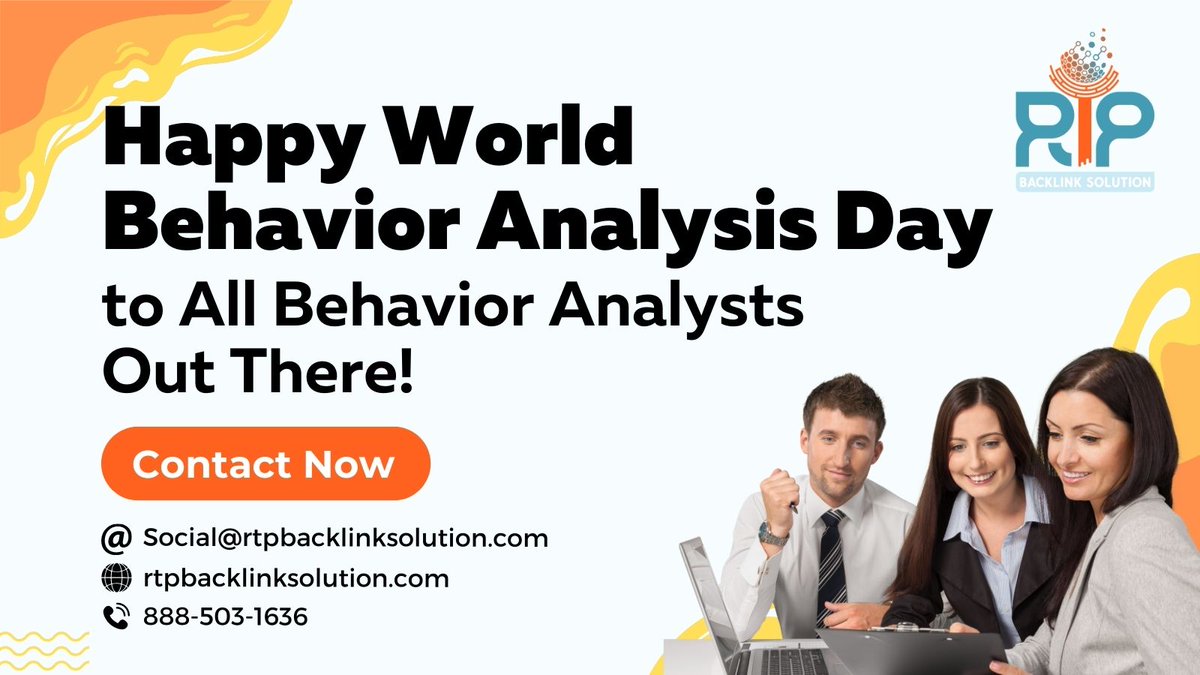 Happy World Behavior Analysis Day! 🎉 Where we analyze behavior so you don't have to 🧐 😉

#WorldBehaviorAnalysisDay
#ABAisAbuse
#ABA
#behaviorscience
#backlinksforseo
#linkbuilding
#onpageseo
#backlinkservices