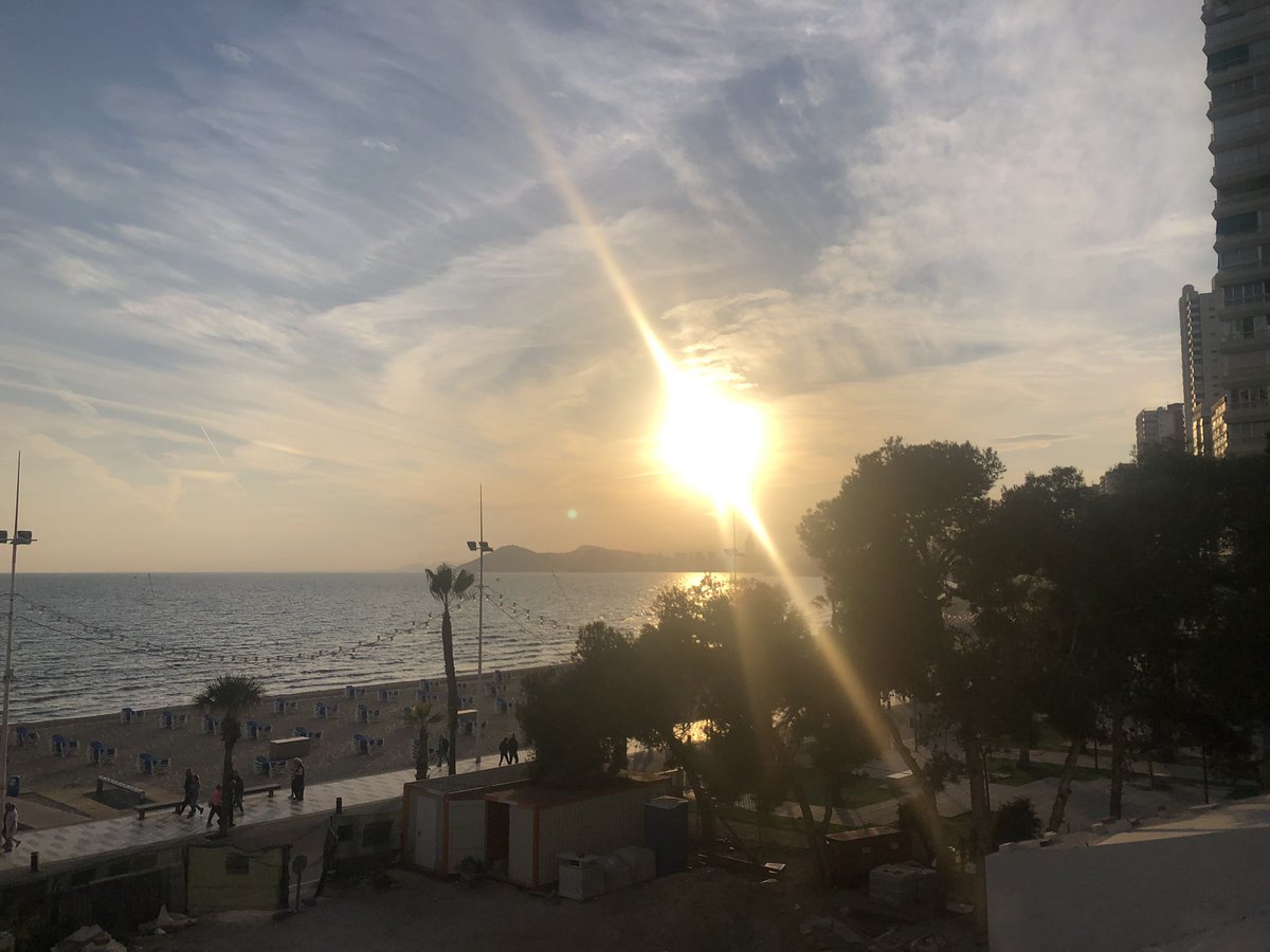 holidaybuzz10's tweet photo. My beautiful Benidorm, breaks my heart to see the sky obliterated with so much toxic air #cloudblanket https://t.co/L2qzrexTbz