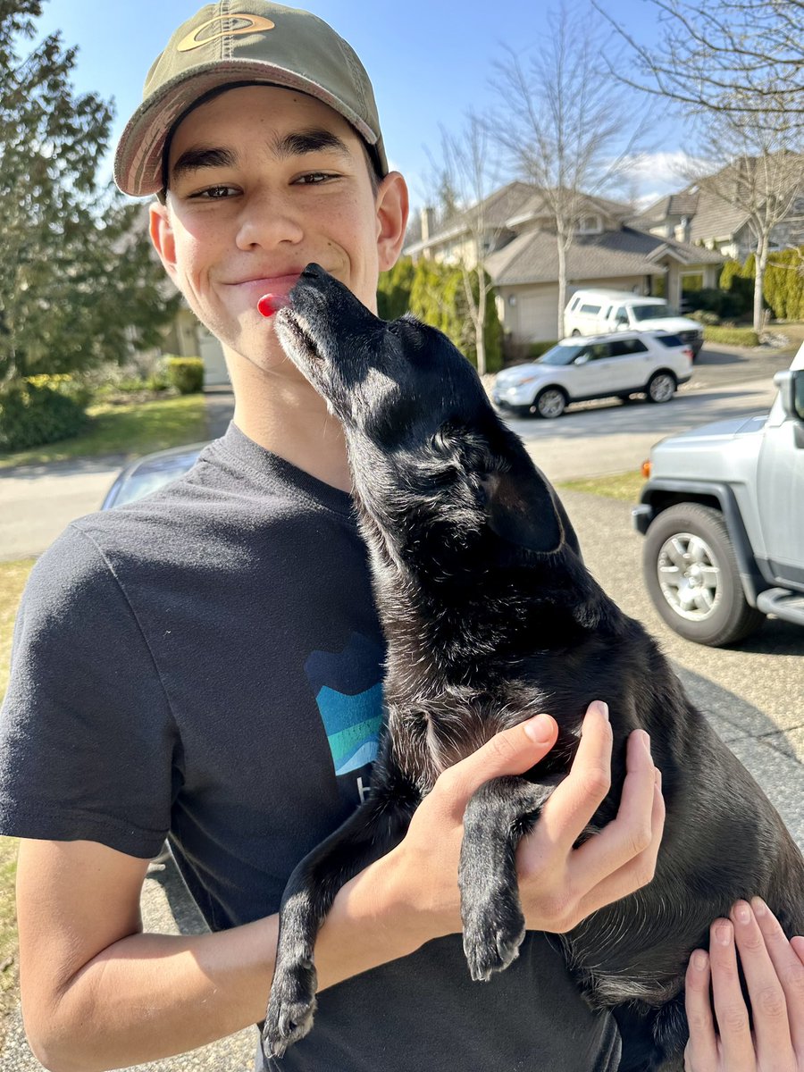 Ian_A_MacDonald's tweet photo. It’s still #TongueOutTuesday in case you’re wondering. #Onyx #KMac #SonsOut #SunsOut #TeamMacDonald https://t.co/XYkAG6HlTe