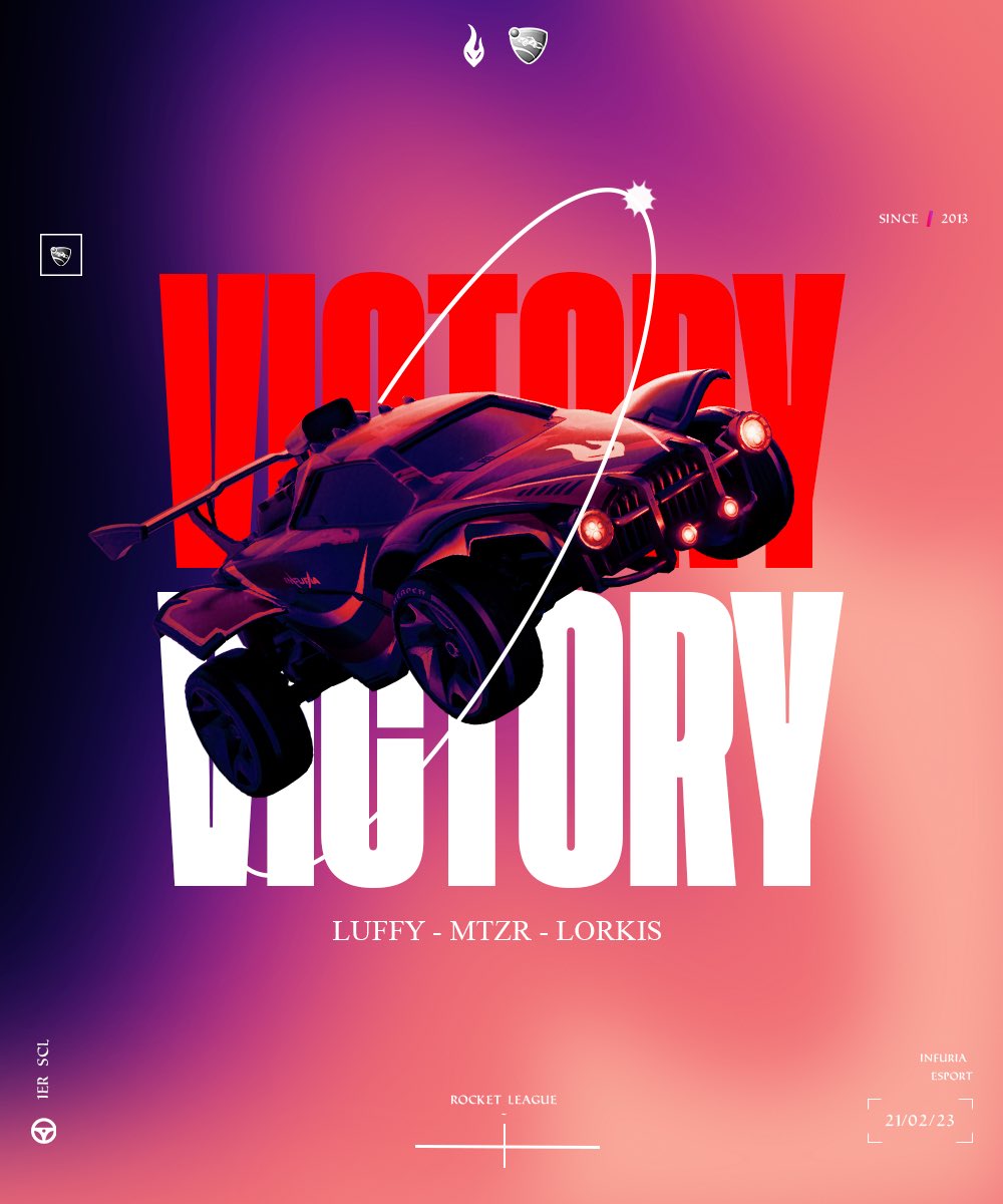InFuria_esport's tweet photo. Nous sommes champion de cette @scl_officiel !! 💥🔥

🏆 @MtzRiton 
🏆 @lionel_luffy_ 
🏆 @LorkisRL 

Merci @scald_esports pour l’organisation du tournois ! 🤝

#INTHEFURY ⚫️🔴 https://t.co/Gpqq5ob15U