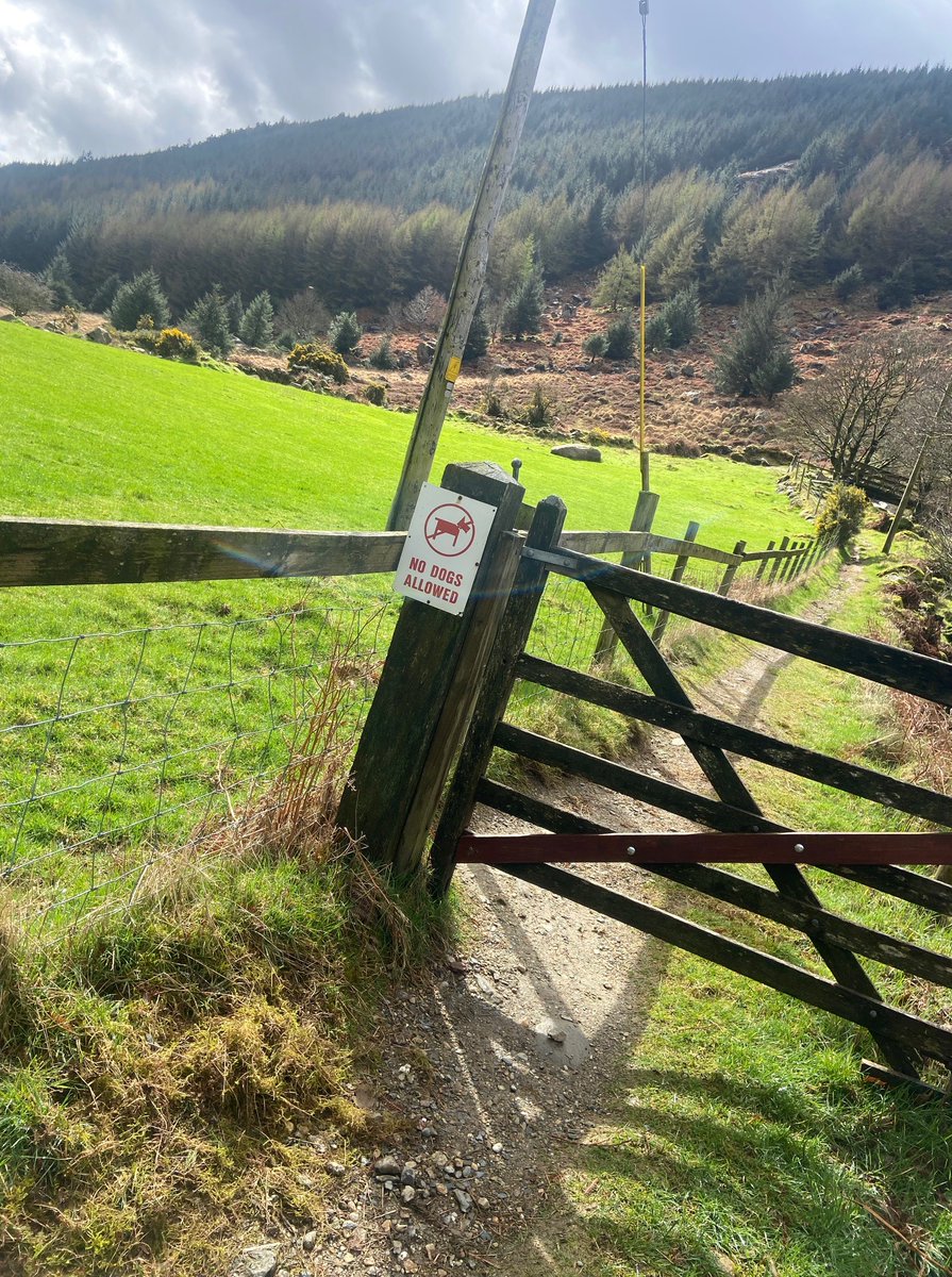 One of the most popular approach routes to Lugnaquilla has been closed to the public following an assualt on the landowner - mountaineering.ie/aboutus/news/2…