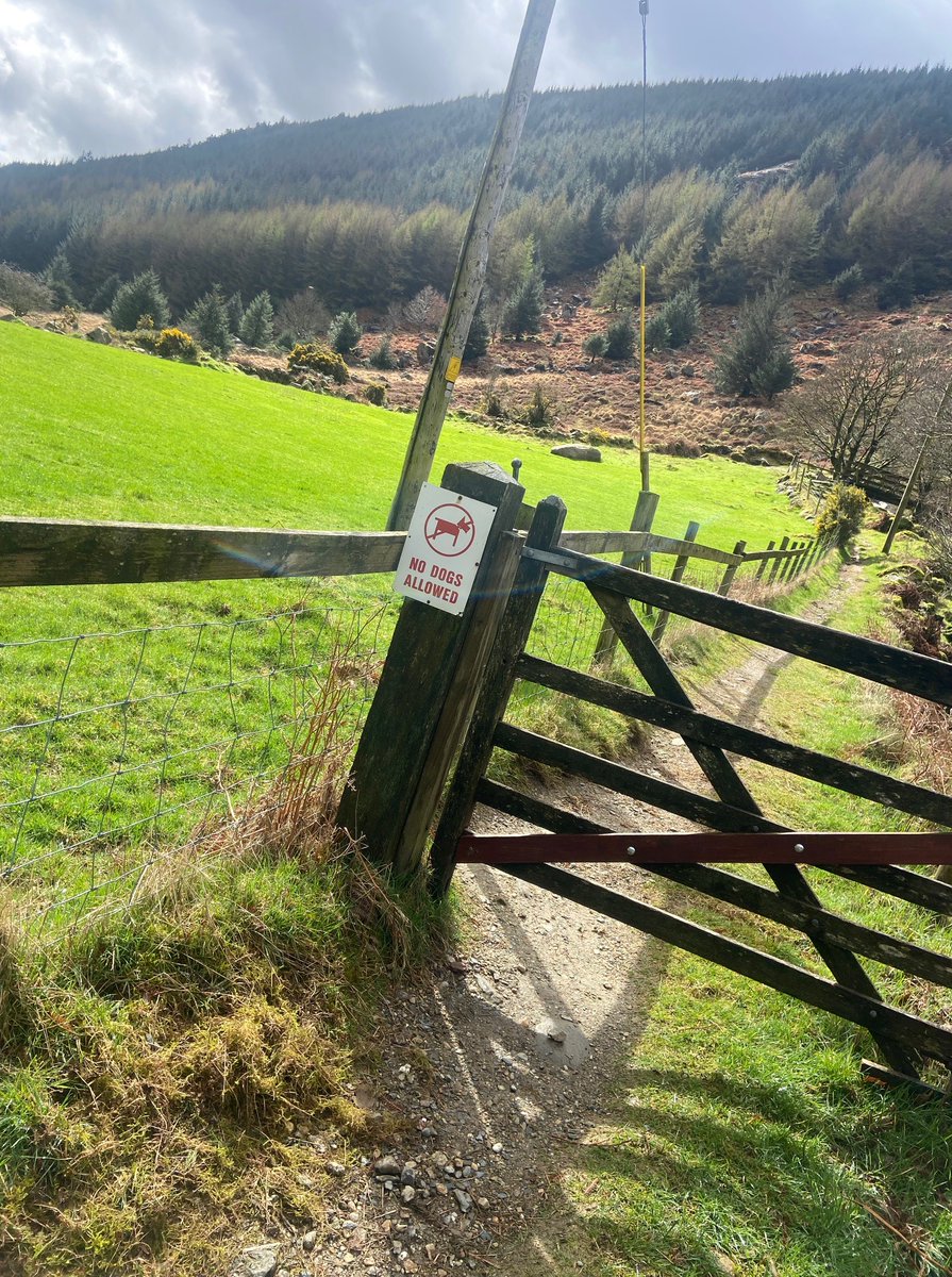 One of the most popular approach routes to Lugnaquilla has been closed to the public following an assualt on the landowner - mountaineering.ie/aboutus/news/2…