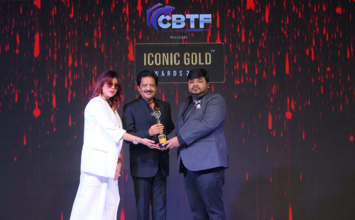 We feel extremely happy to announce that Udit Narayan 
has won For Singing superstar of Indian cinema 

Our Heartiest Congratulations to you. It's an honor to felicitate you with this prestigious award at the Iconic Gold Awards 2023.

#uditnarayan #legendsinger