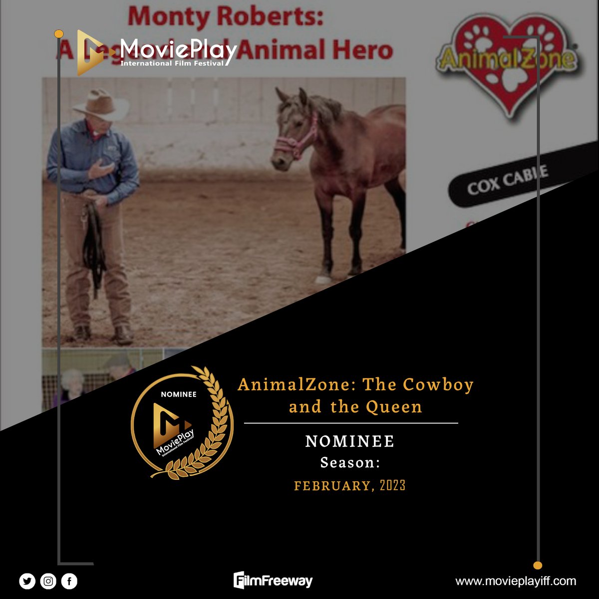 MoviePlayIFF's tweet image. Congratulations William G. Conlin!

Proudly Presenting the Nominee of February, 2023. 

#movieplay #nominee #shortdocumentary