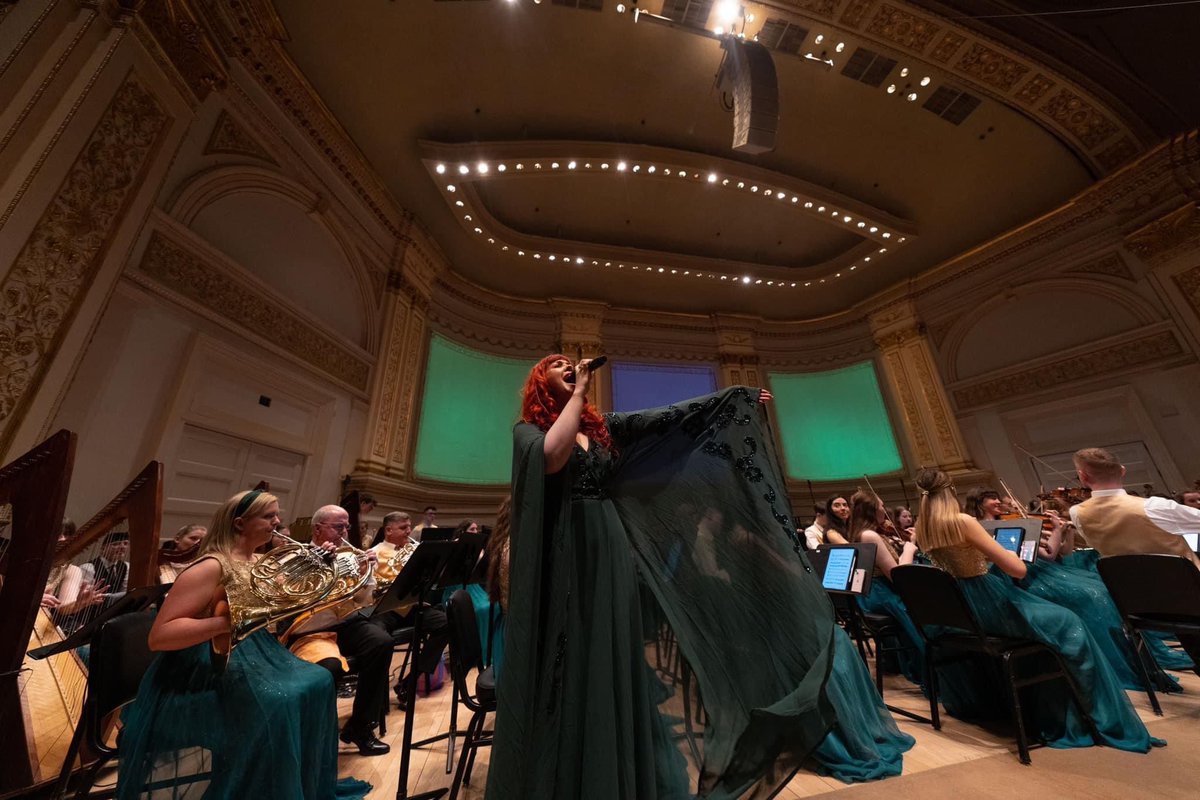 StLouisMonaghan's tweet photo. Ms Lauren Murphy, Áine and Eimear McAree, and the Cross Border Youth Orchestra gave an exceptional performance in Carnegie Hall on #StPatricksDay. ☘️🇮🇪 

#stpatricksday2023.
#slssmonaghan
@cboiofficial 
@lecheiletrust1 
@theNSMonaghan https://t.co/IAtfkFcP8u