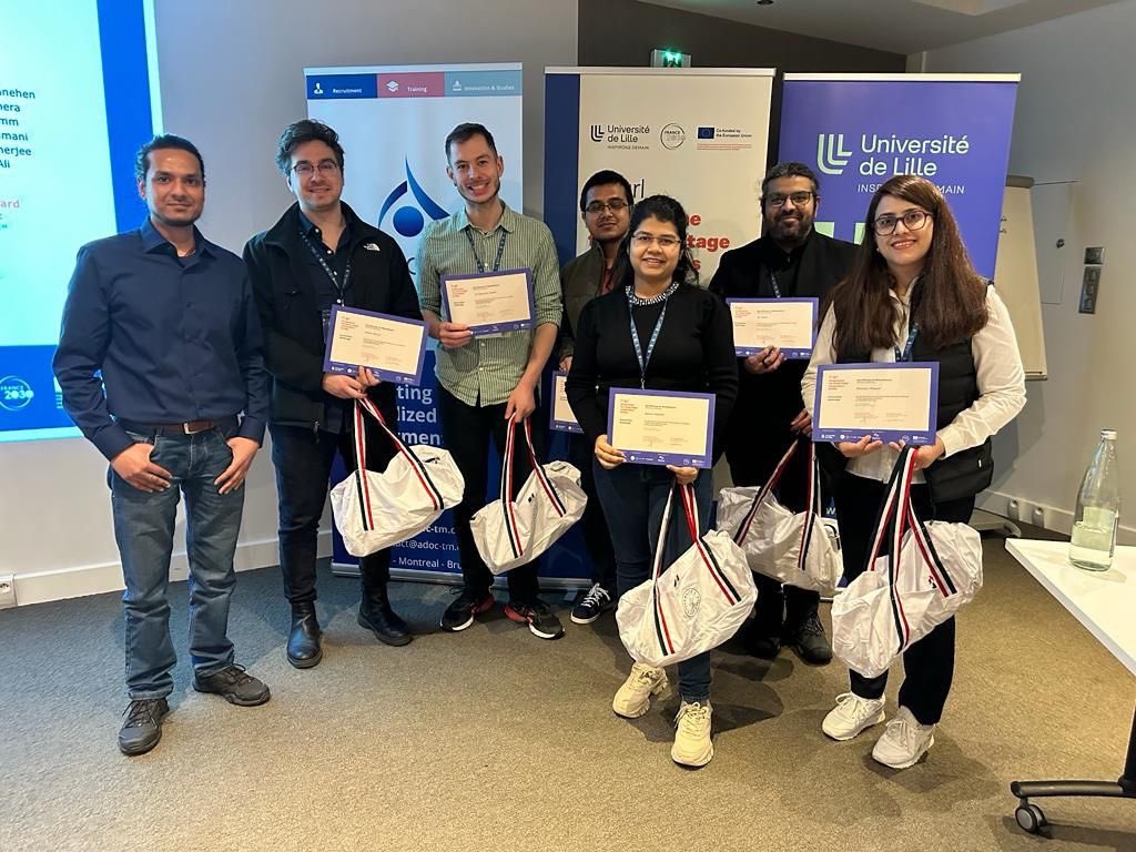Manisha_Behera_'s tweet photo. It was an incredible week indeed!!!-Innovation challenge week. Organised by @pearl_phd_lille &amp; @AdocTM. Real brainstorming sessions and teamwork for &amp; with @NijtaAI https://t.co/8wrZctHlFd