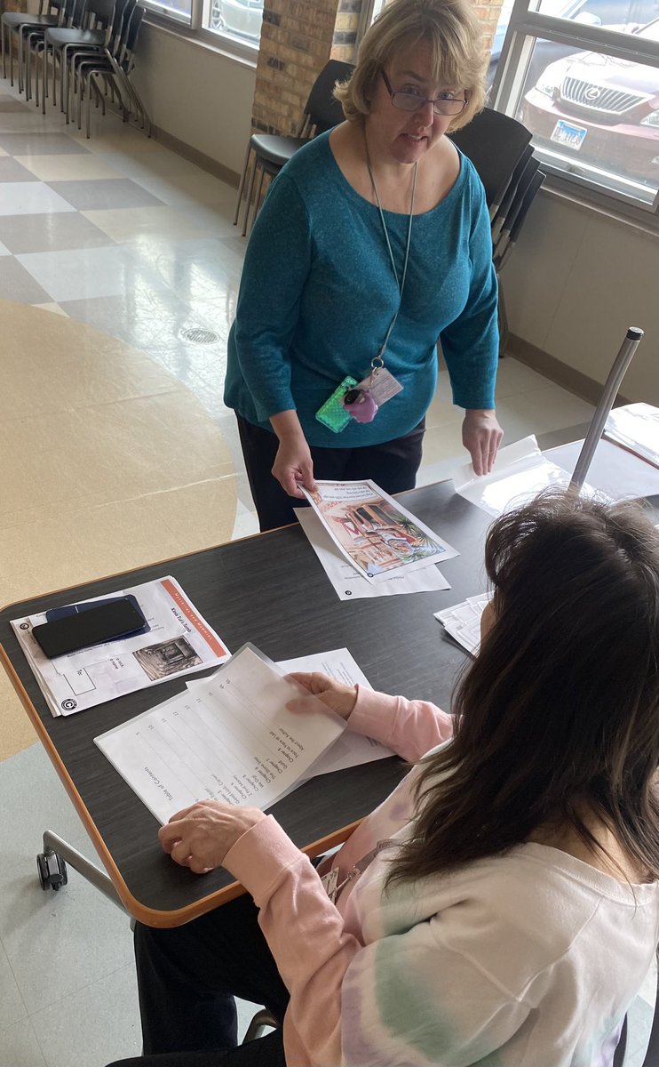 JoanObial's tweet image. Kirk School staff making books for their classroom library so that they can engage students in self-directed and shared reading activities at the Adapted Books Workshop hosted by the @NSSEOFoundation ! #CLFA @KirkSchoolNSSEO @NSSEO_org #sped #literacyforall