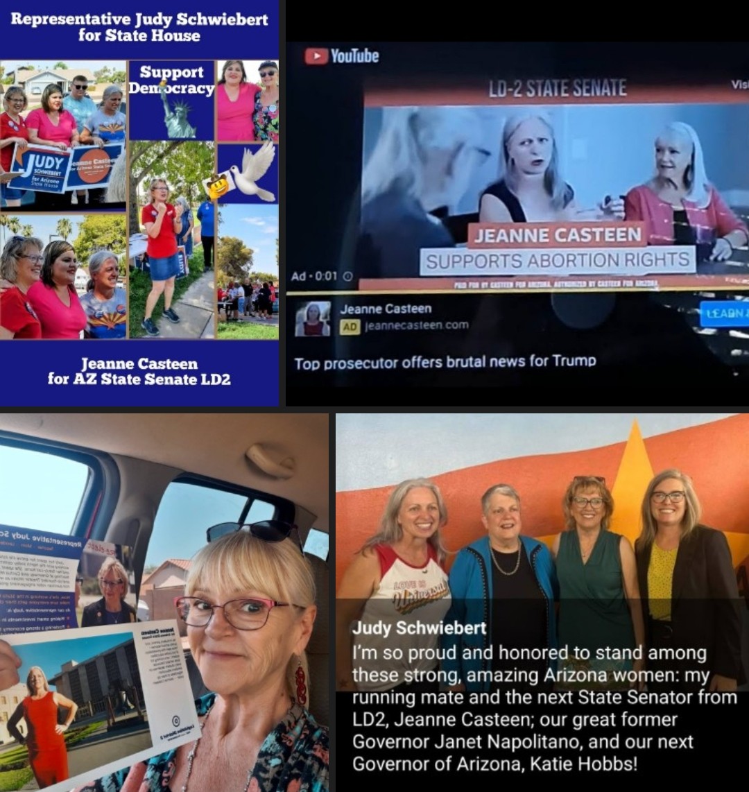 arizona_bonnie's tweet photo. @JeanneCasteen Now y'all can understand why I helped canvass for #jeannecasteen in her state senate race. We physically supported 2 school boards together just this monthπ It's a shame Jeanne lost to LD2 election denier and public schools hater #stevekaiser who parties along with #WendyRogers. https://t.co/IvP0vggiZI