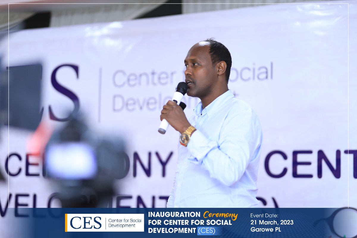 RobleDahir1's tweet photo. The inaugural event of the Centre for Social Development (CES) was today evening held in Garowe. Government officials, International Agencies and Intellectuals were present in the venue. #CESSomalia. https://t.co/GvYjgHj0a4