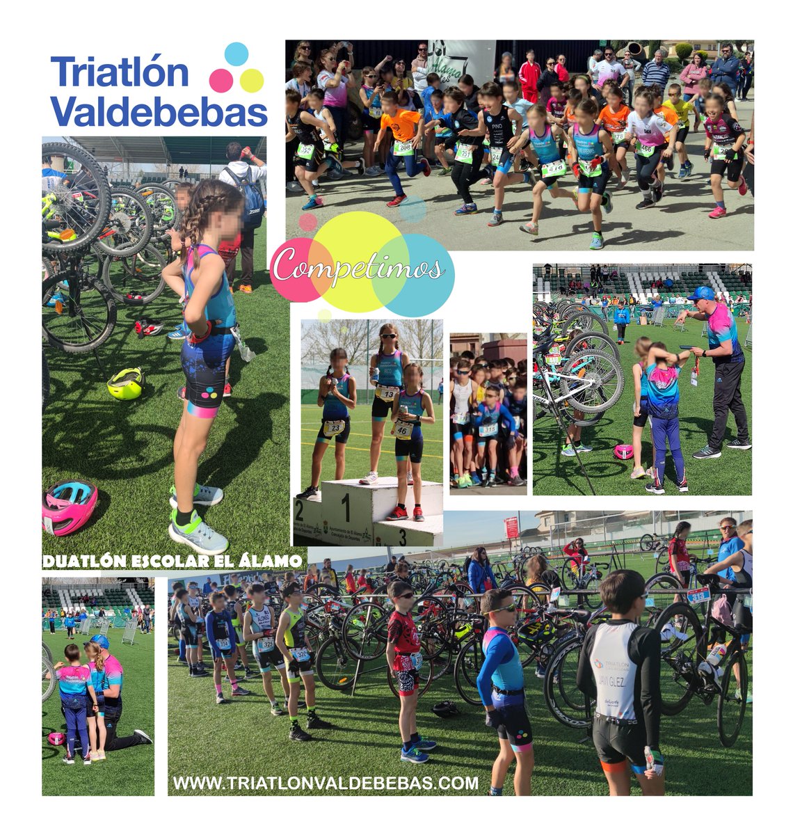 trivaldebebas's tweet photo. #Competimos en "Duatlón escolar de El Álamo". 4ª prueba Circuito escolar triatlón Madrid, ¡Lo pasamos en grande!  🏃🏽‍♀️🚴🏼‍♀️🏃🏽‍♀️

🔜 "Duatlón cross Parque Breogán (26/3)" y "Duatlón escolar de Colmenar Viejo (23/4)"
#triatlon #valdebebas https://t.co/g37W1b7MjK