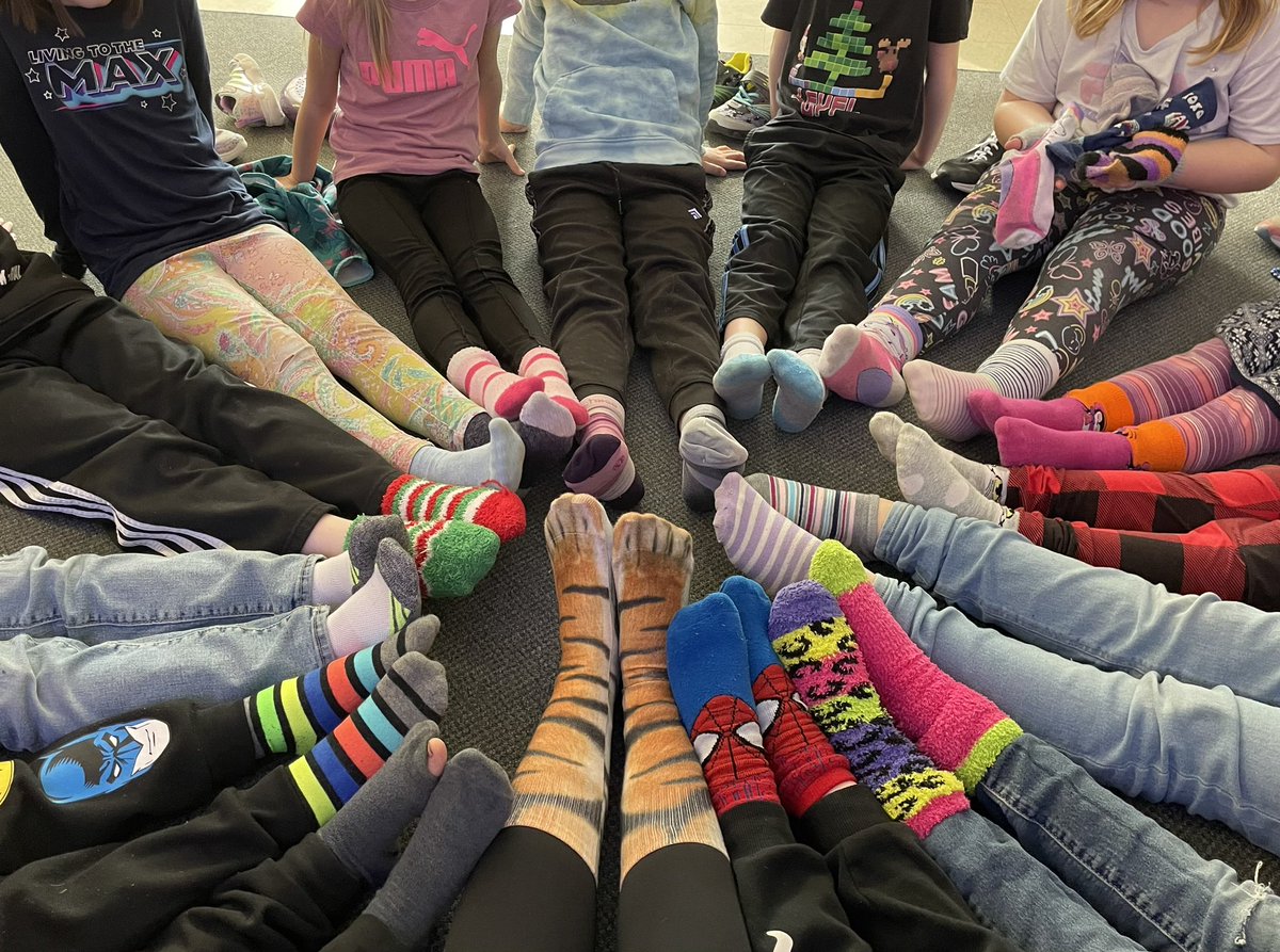 We Rocked our Socks today for World Down Syndrome Day.