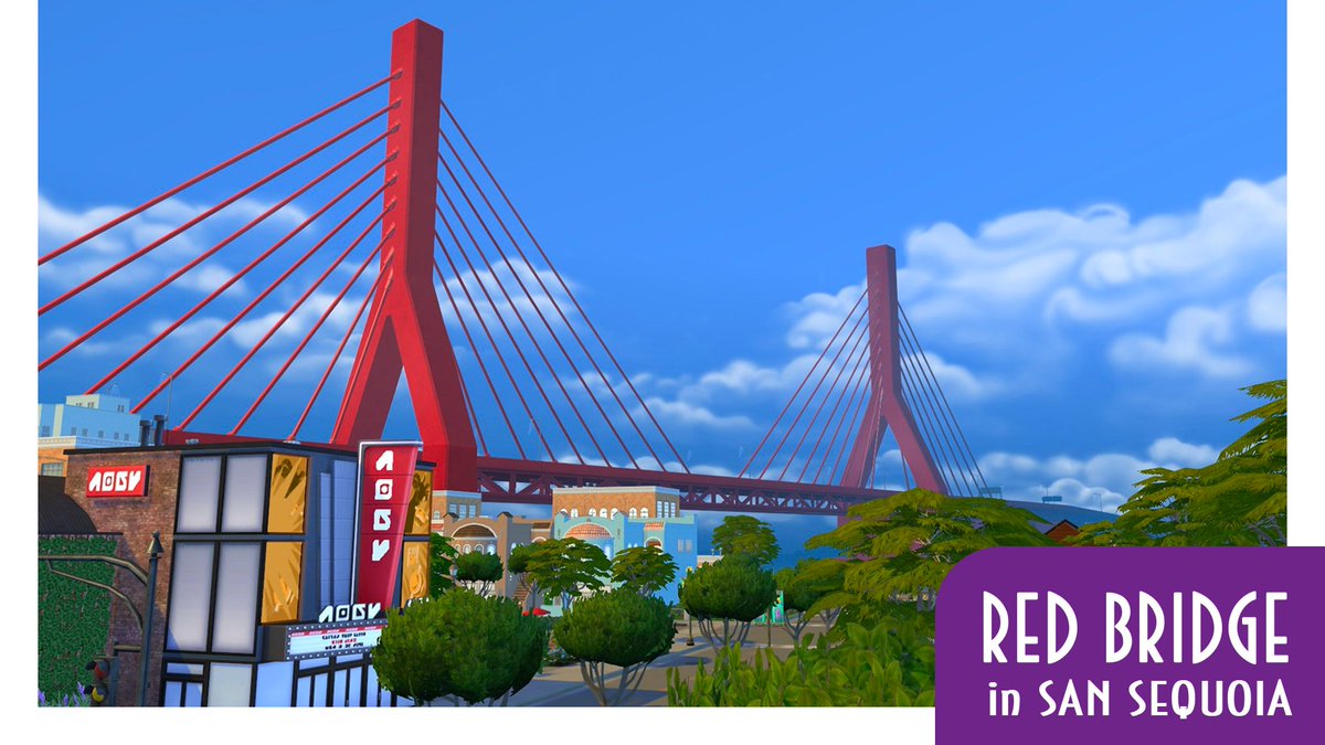 Simlish4's tweet photo. MODS ⚙️ Con este genial Mini-Mod creado por #SimMattically ahora podremos cambiar a color rojo el puente de San Sequoia, inspirado en el puente Golden Gate de San Francisco 🌉
👇DESCARGA👇
https://t.co/jy2NQPGfJr https://t.co/NslUBj9SLU