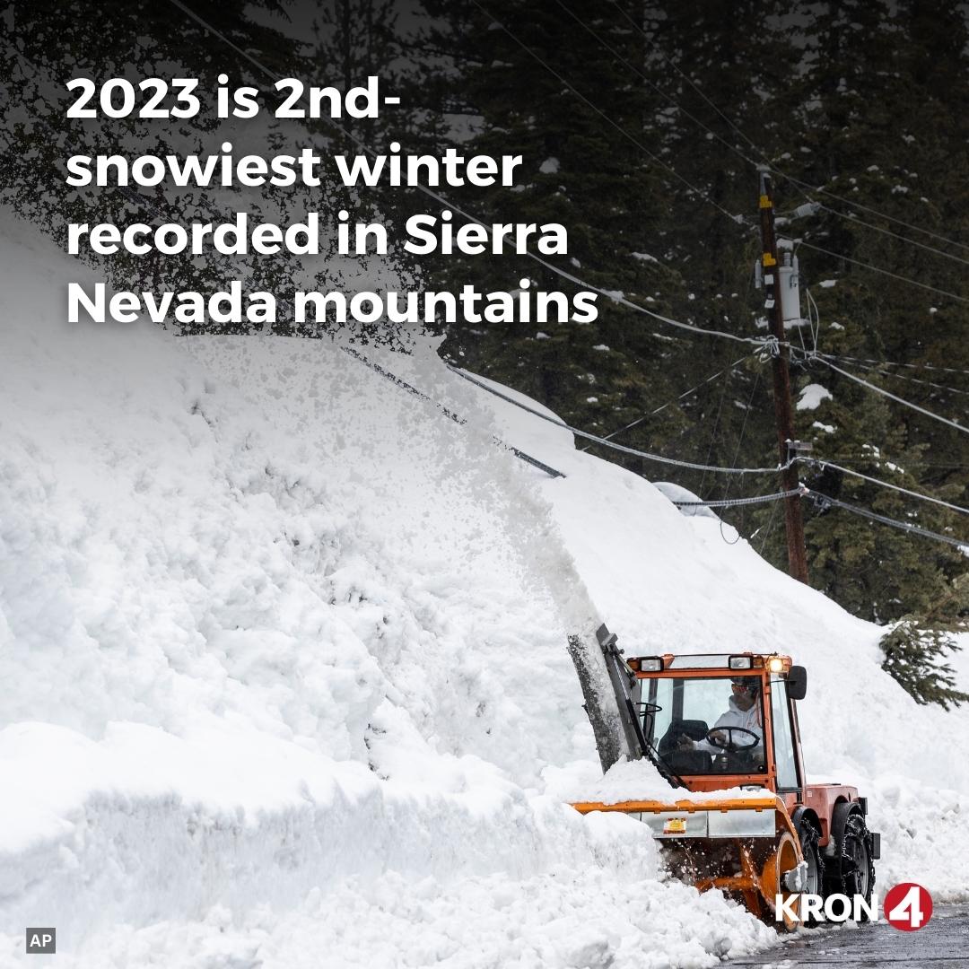 kron4news's tweet photo. What will it take to break the 1952 record for most snowfall in the Sierra Nevada mountains? https://t.co/RNDIdwRZC1 https://t.co/AL1qMb23GB