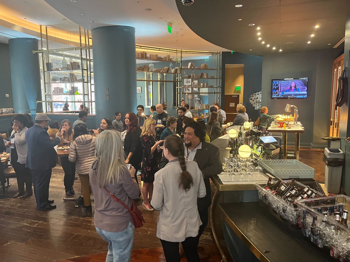 venturewell's tweet photo. Our VentureWell staff has been hard at work preparing for OPEN 2023... and it’s so wonderful to finally welcome you! 👋 Exciting to see members of the VentureWell community during our Welcome Reception tonight in Alexandria!

#VWOPEN23 https://t.co/ZgwkrUXqFt