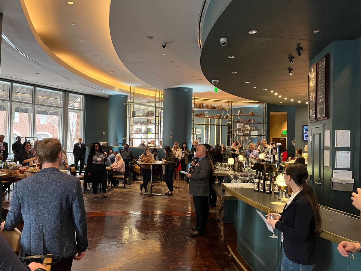 venturewell's tweet photo. Our VentureWell staff has been hard at work preparing for OPEN 2023... and it’s so wonderful to finally welcome you! 👋 Exciting to see members of the VentureWell community during our Welcome Reception tonight in Alexandria!

#VWOPEN23 https://t.co/ZgwkrUXqFt