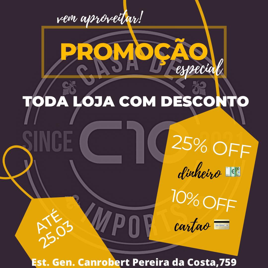 Casa10IMPORTS's tweet photo. Promoção do mês do consumidor, dando sequência nos descontos especiais que vocês merecem!! TODA LOJA COM 25% OFF no dinheiro e 10% no cartão em até 2x sem juros 💸

📲21 96701-3032
📲21 96404-3939

📍Est. Gen. Canrobert Pereira da Costa, 759 - Realengo 

Instagram @CASA10IMPORTS https://t.co/MEH8g3CmDs