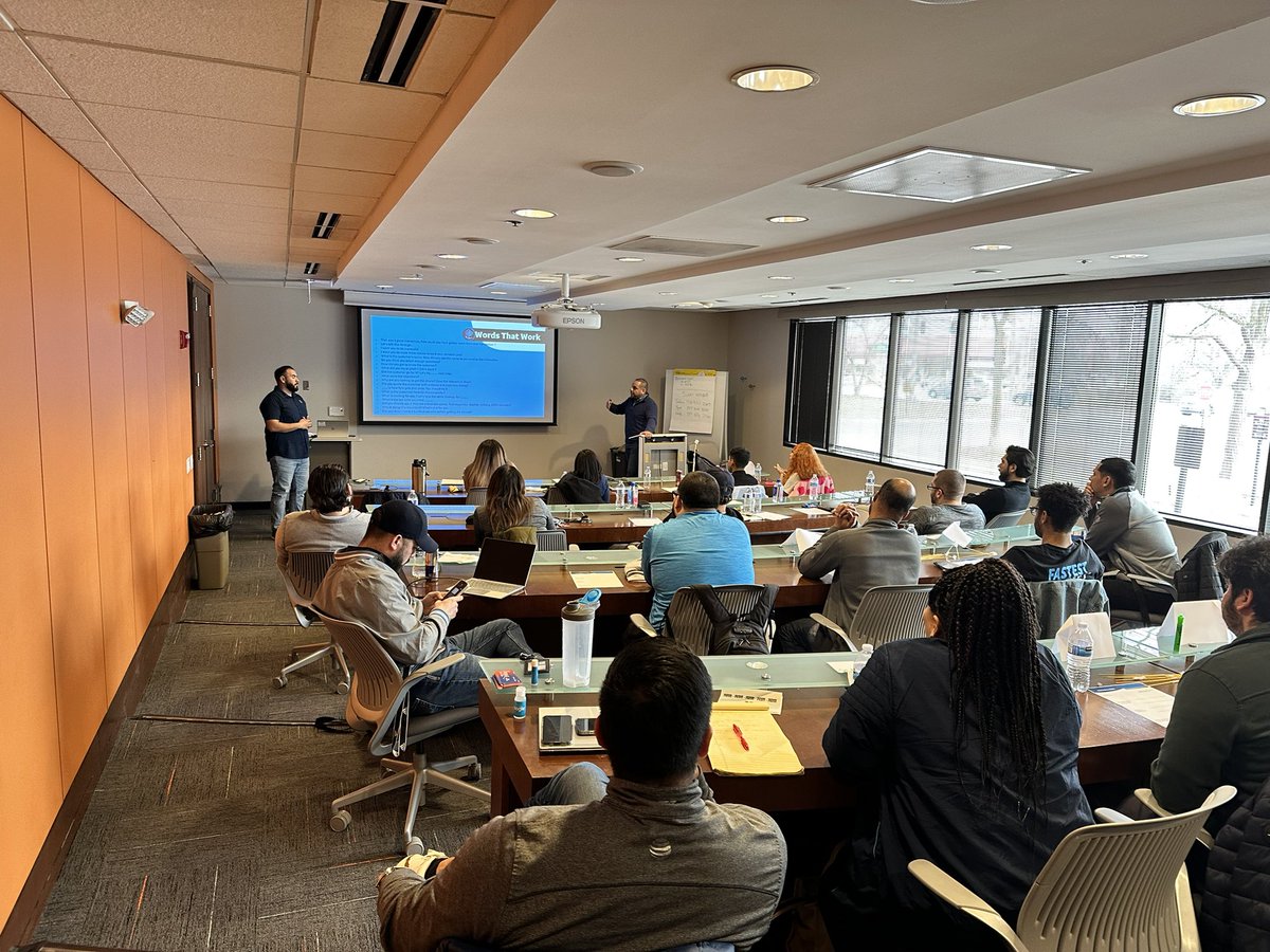 AhsanGhostOps's tweet photo. 2nd #CoachTheCoach workshop in the books with @PrimeComms managers in the Chicagoland area. We laid the foundation to build a culture with swagger and coach to the best of our abilities. It’s our time, #PrimeTime2023 #GLMYearOfTheCoach @BrianWest_GLM @GreaterLakesMkt @PaulaVofGLM https://t.co/M6qJ5tozmi