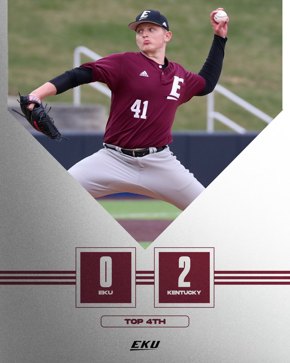 EKUBaseball's tweet photo. .@GavinFaulkner7 &amp; @vcceverino combine to hold the Cats scoreless in the 3rd. https://t.co/GChdXCg3yO