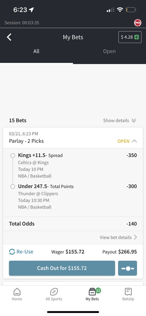 calebdawkins1's tweet photo. @JimmySportPicks We on the BOOM BUSSSS 🚌 but @tipico odds ain’t payin the same and I even had to take 1 less point on the under for tonight’s game :/ https://t.co/jFyBoMiyQR