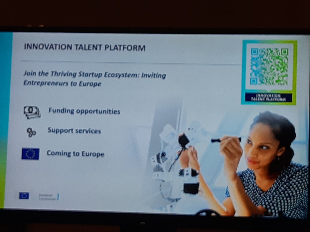 Director @A_Panagopoulou launches the new 🇪🇺 Innovation Talent Platform giving direct access to funding opportunities, support services, coming to 🇪🇺!
#EUInnovationAgenda